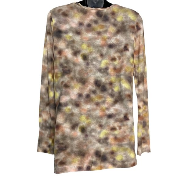 Cos Womens Tie Dye Spot Crewneck Long Sleeve Tee Size Small - Picture 6 of 8